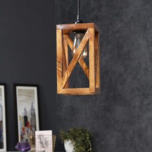 wooden hanging lamps
