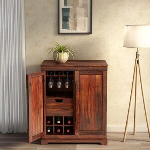 Solid Wood Bar Cabinet