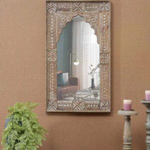 Carved Jharokha Mirror