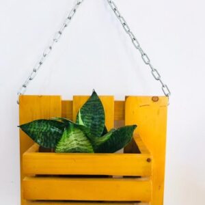 Wooden wall hanging pot stand wall pot stand