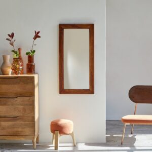 wooden mirror frame design
