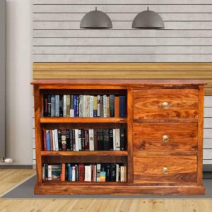 bookshelf wooden storage