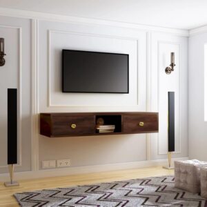 floating tv stand wall mount