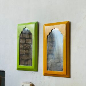 Wooden jharokha mirror