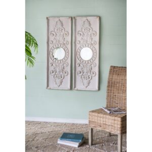 Carved Wall Panel Set of 2