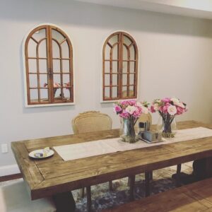 French Window Arch Mirror