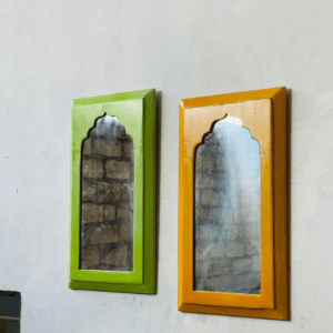 Wooden jharokha mirror