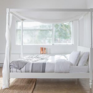 Four Poster Bed with storage