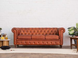 3 seater sofa design leather