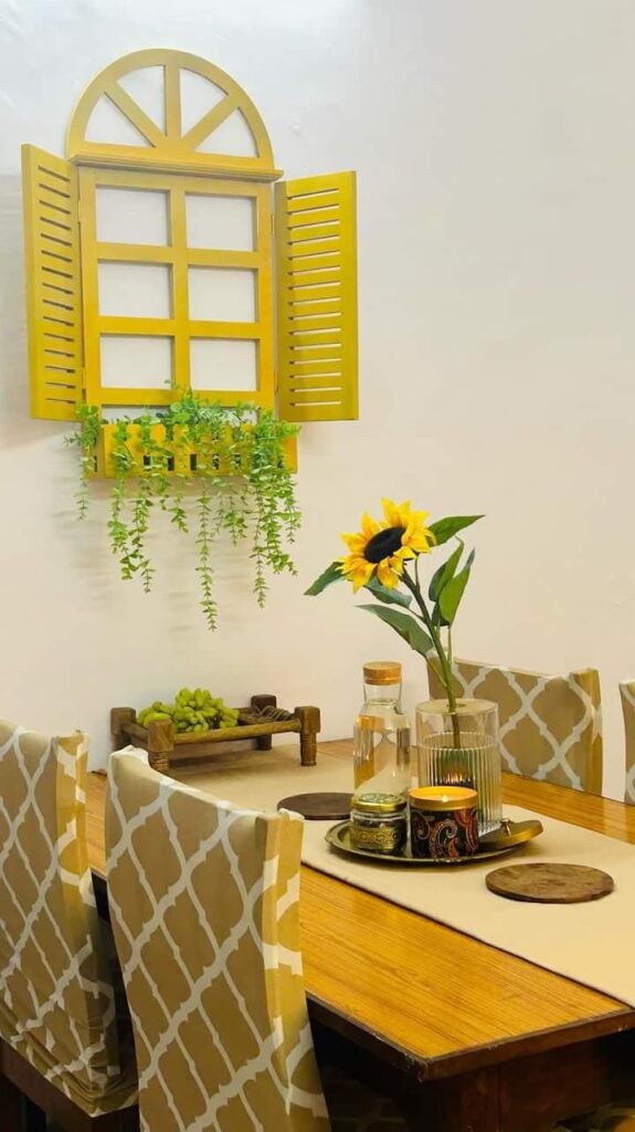 Unique wall decor for dining room