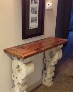 Vintage console table for living room