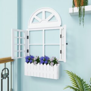 Artificial Window Frame Wall Decor