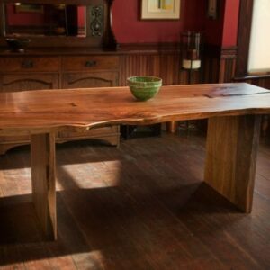 dining table natural wood