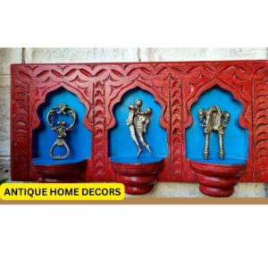 Wooden idol stand wall mount