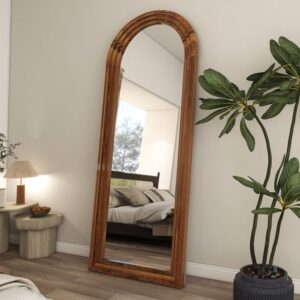 wooden full length mirror