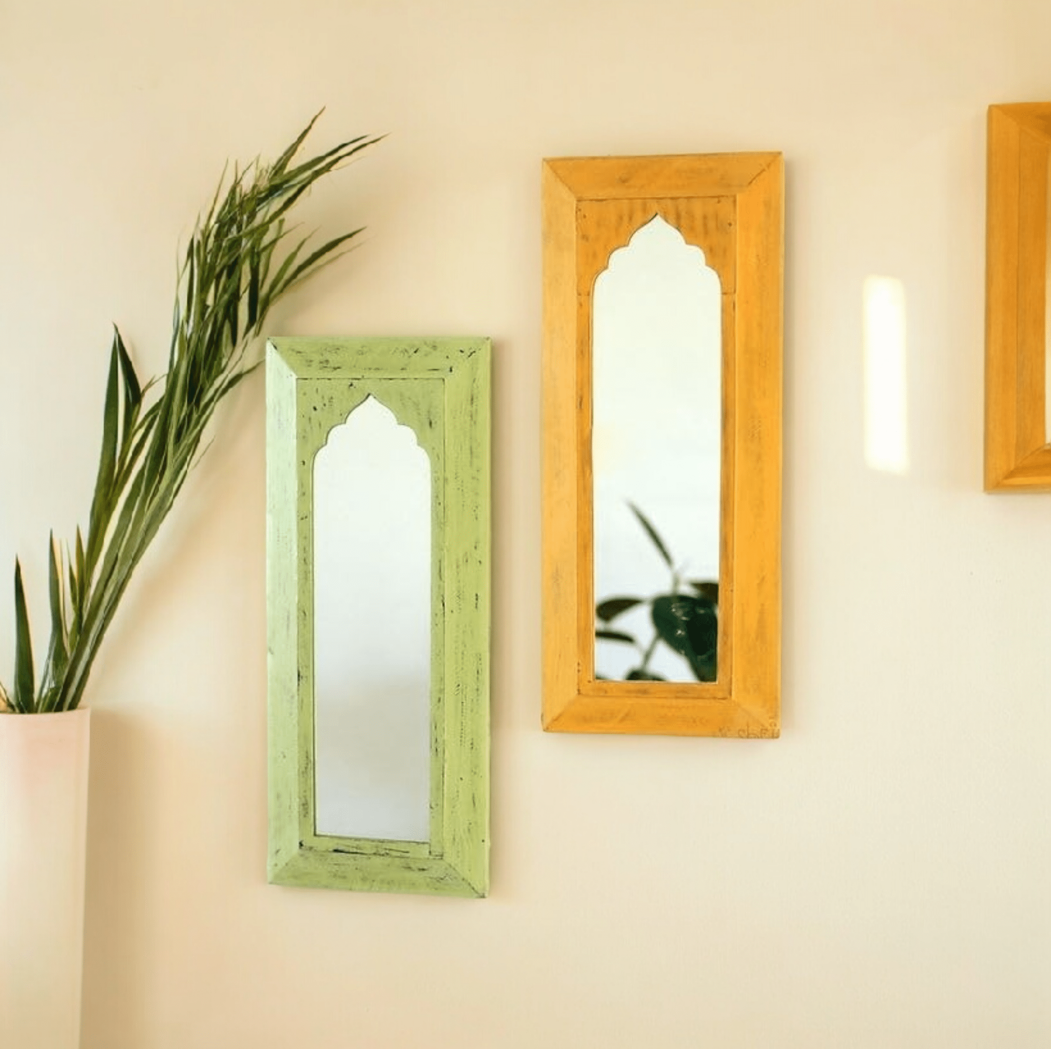 antique jharokha mirror frame for wall decor Vintage Wall Hanging