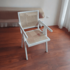 Cane White Chair