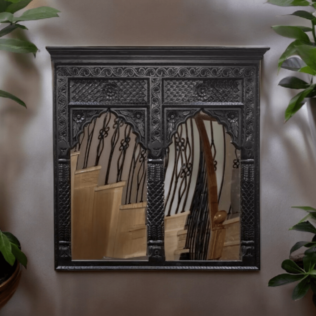 Wall hanging jharokha mirror Antique Indian Jodhpur Jharokha