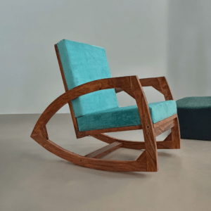modern wood rocking chair