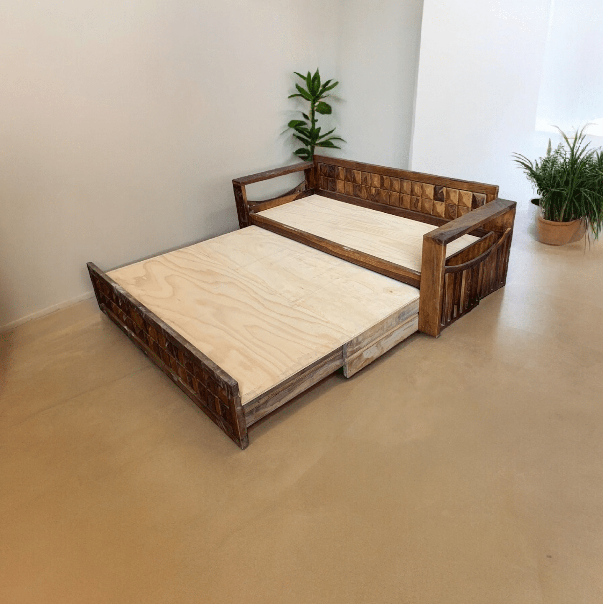 Wooden Sofa Cum Bed Sheesham Wood Furniture Online Antique Home Decors Premium Home Decors Furniture