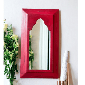 antique mirror wood frame