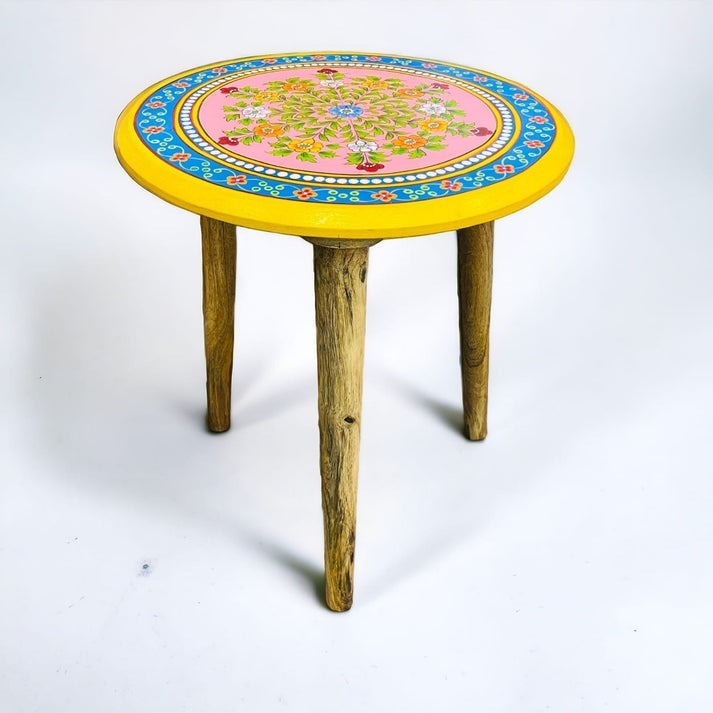 Hand painted end table shops