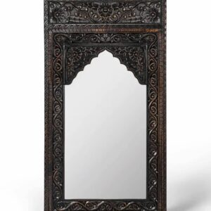 wood antique mirror