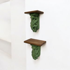 wooden wall shelf