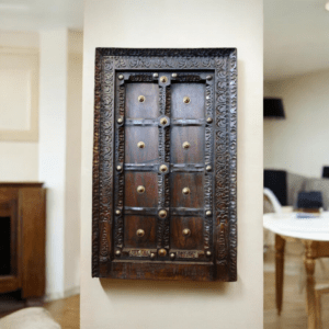 antique wooden frame wall