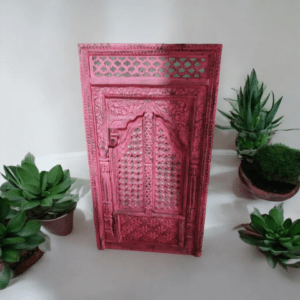 Antique wooden jharokha frame