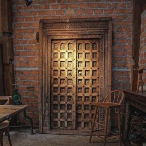 Old Antique Wooden Door Large