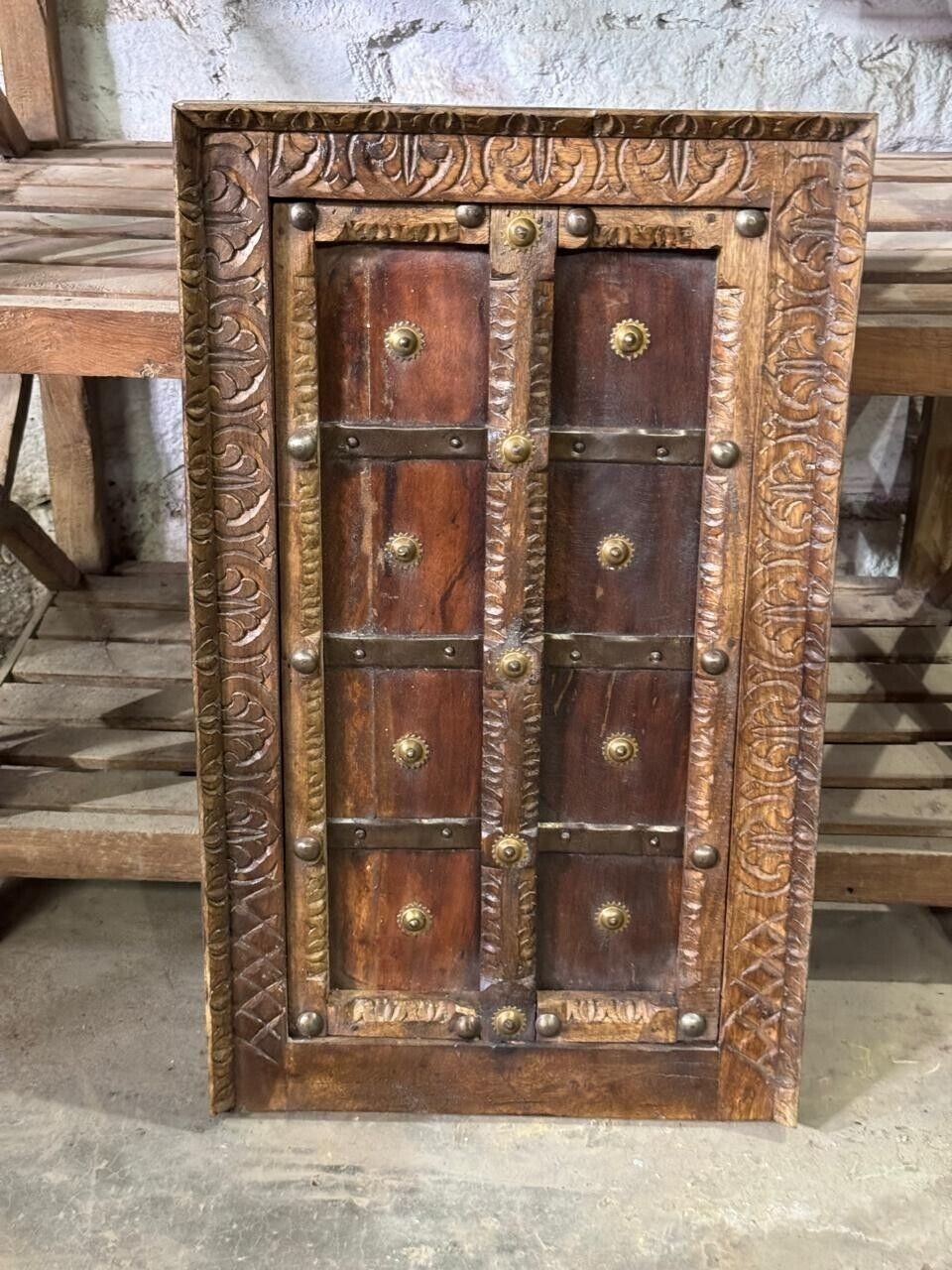 Vintage Wall Decor Jharokha Window Panel Rustic Design Antique Home