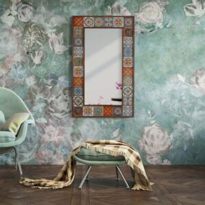 Colorful Tile Mirror