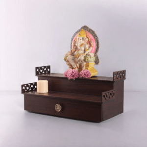 Wall Mounted Wooden Mandir