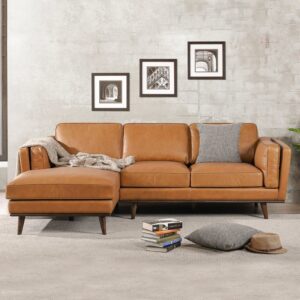 L Shaped Sofa Wooden Set