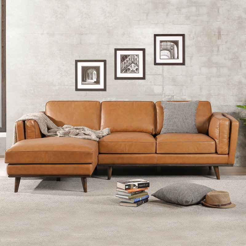 L Shaped Sofa Wooden Set: Perfect Seater for Your Living Room