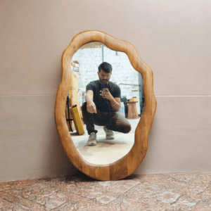 wavy mirror aesthetic