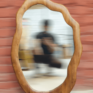 wavy irregular mirror