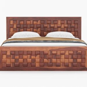 Double Bed in Sheesham Wood with Storage