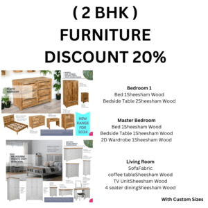 2BHK Furniture Package Ahmedabad