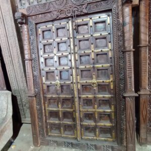 rustic wooden doors