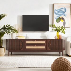 Cane TV Console Unit