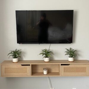 TV Shelf on Wall for a Modern Hanging TV Unit