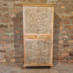 wooden storage cabinet