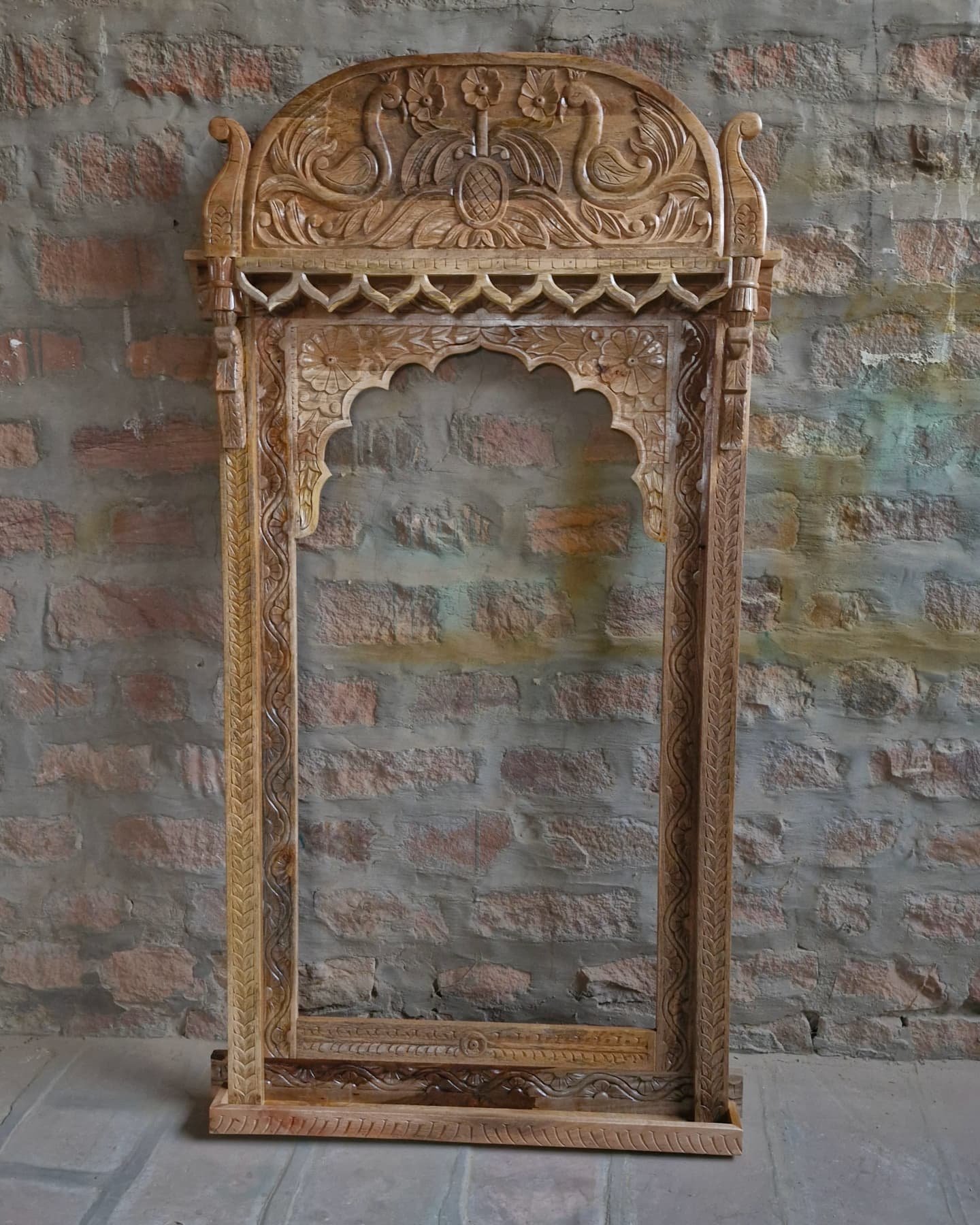 Large Antique Wooden Jharokha Decor Vintage Wall Art - Antique Home ...