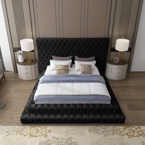 Upholstered Bed with Storage