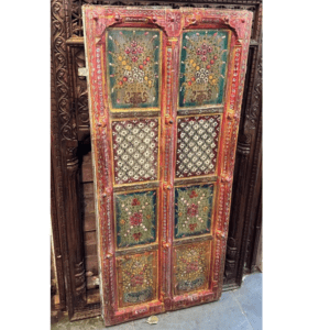 Hand painted wall decor Antique Wooden Door