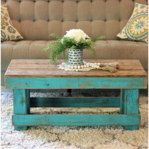 Antique Solid Wood Coffee Table