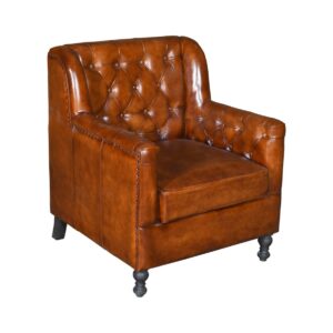 leather sofa chair single