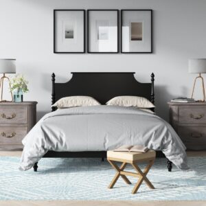 Solid Wood Modern Platform Bed